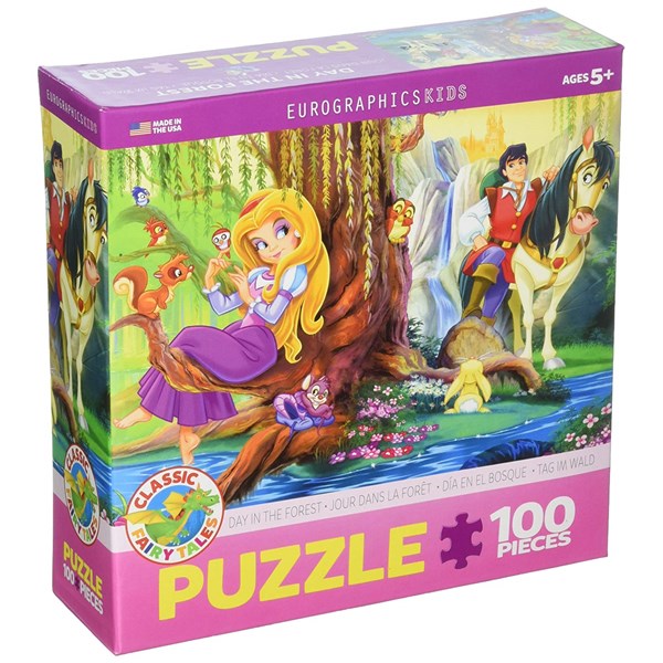 Eurographics (6100-0728) - "Tag im Wald" - 100 Teile Puzzle