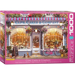 Eurographics (6000-5520) - "Tassen, Kuchen & Co." - 1000 Teile Puzzle