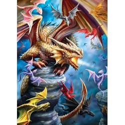 Eurographics (6000-5475) - Anne Stokes: "Drachen Clan" - 1000 Teile Puzzle