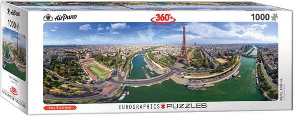 Eurographics (6010-5373) - "Paris bei Sonnenschein" - 1000 Teile Puzzle