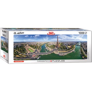 Eurographics (6010-5373) - "Paris bei Sonnenschein" - 1000 Teile Puzzle