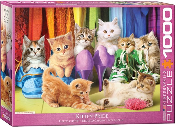 Eurographics (6000-5543) - "Stolze Katzenkinder" - 1000 Teile Puzzle
