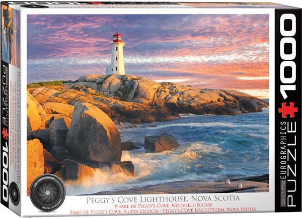 Eurographics (6000-5437) - "Leuchtturm von Peggys Cove" - 1000 Teile Puzzle