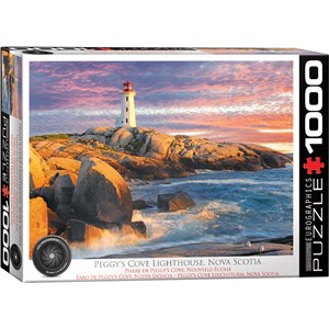 Eurographics (6000-5437) - "Leuchtturm von Peggys Cove" - 1000 Teile Puzzle