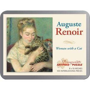 Pomegranate (AA805) - Pierre-Auguste Renoir: "Frau mit ihrer Katze" - 100 Teile Puzzle