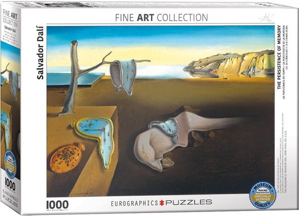 Eurographics (6000-0845) - Salvador Dali: "Die Beständigkeit der Erinnerung" - 1000 Teile Puzzle