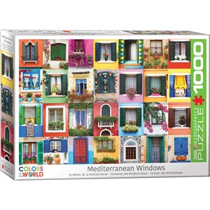 Eurographics (6000-5350) - "Fenster zu fremden Ländern" - 1000 Teile Puzzle