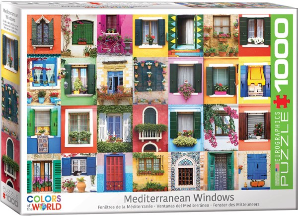 Eurographics (6000-5350) - "Fenster zu fremden Ländern" - 1000 Teile Puzzle