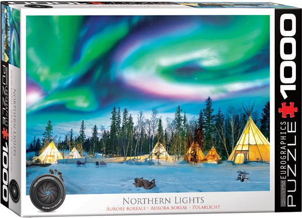 Eurographics (6000-5435) - "Nordlichter von Yellowknife" - 1000 Teile Puzzle