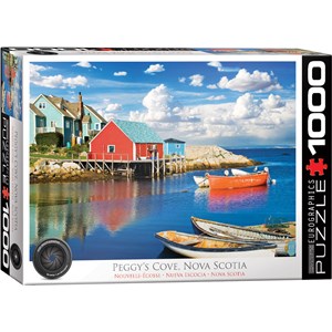 Eurographics (6000-5438) - "Küste von Peggys Cove" - 1000 Teile Puzzle