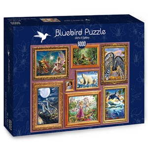 Bluebird Puzzle (70261) - "Girl's 8 Gallery" - 6000 Teile Puzzle