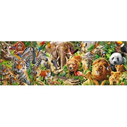 Jumbo (18518) - "African Wildlife" - 1000 Teile Puzzle