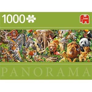 Jumbo (18518) - "African Wildlife" - 1000 Teile Puzzle