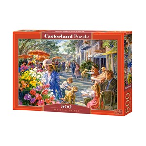 Castorland (B-53438) - "Straße der Träume" - 500 Teile Puzzle