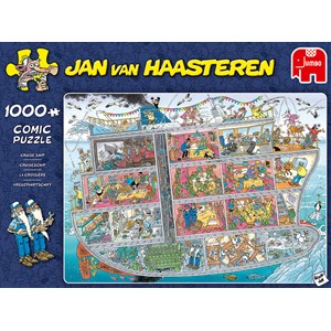 Jumbo (20021) - Jan van Haasteren: "Kreuzfahrtschiff" - 1000 Teile Puzzle
