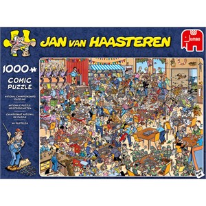 Jumbo (19090) - Jan van Haasteren: "Nationale Puzzle-Meisterschaften" - 1000 Teile Puzzle