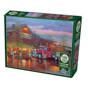 Cobble Hill (80188) - "Großer Truck auf dem Parkplatz" - 1000 Teile Puzzle