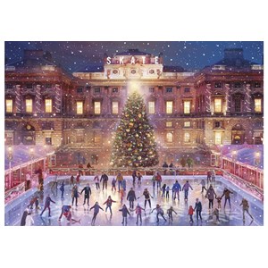 Gibsons (G6276) - "Eislaufen am Weihnachtsabend" - 1000 Teile Puzzle