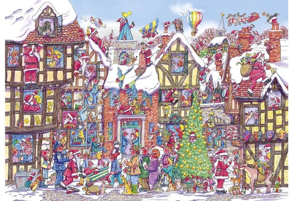 Gibsons (G6251) - Armand Foster: "Seventy-Six Santas" - 1000 Teile Puzzle