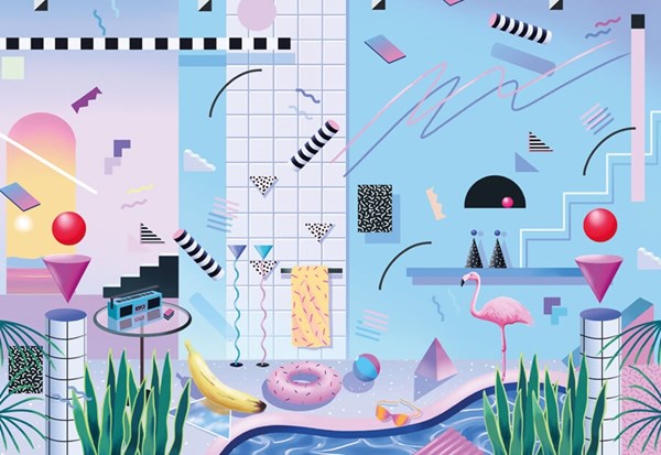 Cloudberries (33010) - "Poolside" - 1000 Teile Puzzle