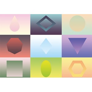 Cloudberries (33011) - "Geometrie" - 1000 Teile Puzzle