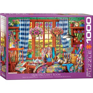 Eurographics (6000-5348) - "Patchwork Craft Room" - 1000 Teile Puzzle