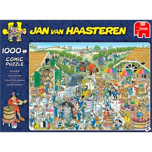 Jumbo (19095) - Jan van Haasteren: "Auf dem Weingut" - 1000 Teile Puzzle