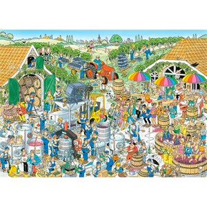 Jumbo (19095) - Jan van Haasteren: "Auf dem Weingut" - 1000 Teile Puzzle
