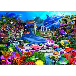 Bluebird Puzzle (70145) - "Lost Undersea World" - 1000 Teile Puzzle
