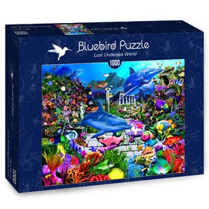 Bluebird Puzzle (70145) - "Lost Undersea World" - 1000 Teile Puzzle