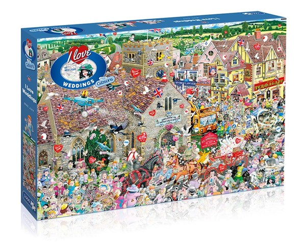 Gibsons (G7095) - Mike Jupp: "I Love Weddings" - 1000 Teile Puzzle