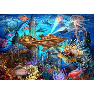 Bluebird Puzzle (70121) - "Aqua City" - 1000 Teile Puzzle