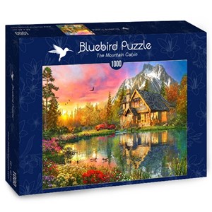 Bluebird Puzzle (70164) - Dominic Davison: "The Mountain Cabin" - 1000 Teile Puzzle