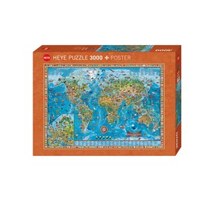 Heye (29386) - Rajko Zigic: "Amazing World" - 3000 Teile Puzzle