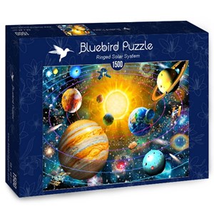 Bluebird Puzzle (70188) - Adrian Chesterman: "Ringed Solar System" - 1500 Teile Puzzle