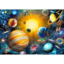 Bluebird Puzzle (70188) - Adrian Chesterman: "Ringed Solar System" - 1500 Teile Puzzle