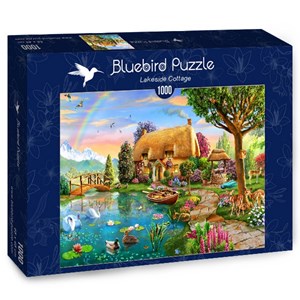Bluebird Puzzle (70167) - Adrian Chesterman: "Lakeside Cottage" - 1000 Teile Puzzle