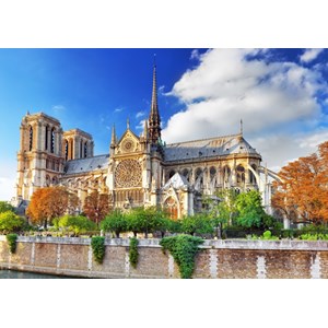 Bluebird Puzzle (70224) - "Cathédrale Notre-Dame de Paris" - 1000 Teile Puzzle