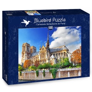 Bluebird Puzzle (70224) - "Cathédrale Notre-Dame de Paris" - 1000 Teile Puzzle