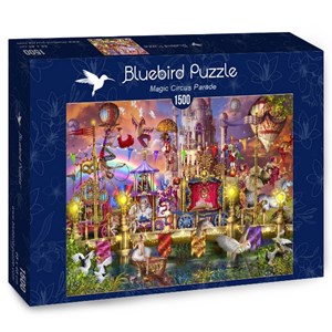 Bluebird Puzzle (70117) - Ciro Marchetti: "Magic Circus Parade" - 1500 Teile Puzzle