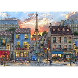 Bluebird Puzzle (70111) - Dominic Davison: "Streets of Paris" - 1000 Teile Puzzle
