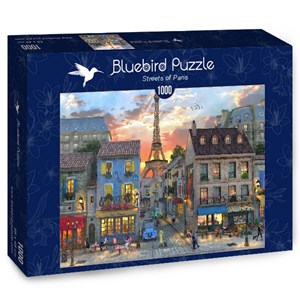 Bluebird Puzzle (70111) - Dominic Davison: "Streets of Paris" - 1000 Teile Puzzle
