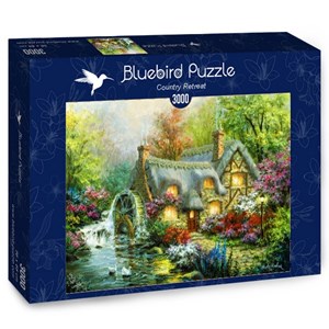 Bluebird Puzzle (70063) - Nicky Boehme: "Country Retreat" - 3000 Teile Puzzle