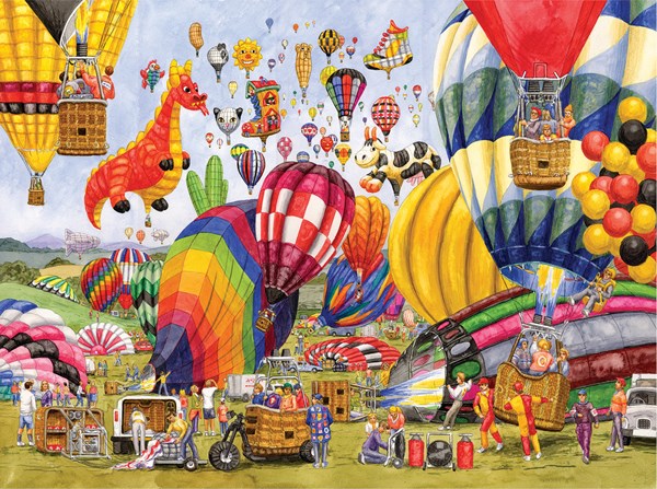 SunsOut (52406) - Gale Pitt: "Balloon Landing" - 1000 Teile Puzzle