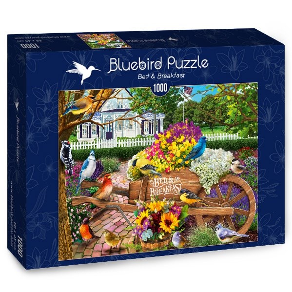 Bluebird Puzzle (70226) - "Bed & Breakfast" - 1000 Teile Puzzle