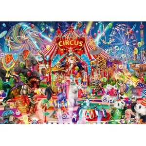 Bluebird Puzzle (70250) - Aimee Stewart: "A Night at the Circus" - 1000 Teile Puzzle