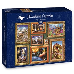 Bluebird Puzzle (70233) - Adrian Chesterman: "Boy's 8 Gallery" - 1000 Teile Puzzle