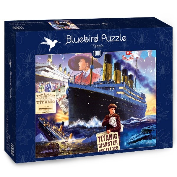 Bluebird Puzzle (70231) - Steve Crisp: "Titanic" - 1000 Teile Puzzle