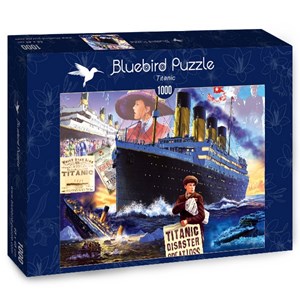 Bluebird Puzzle (70231) - Steve Crisp: "Titanic" - 1000 Teile Puzzle