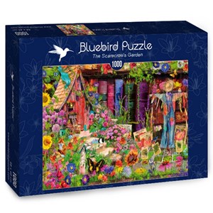 Bluebird Puzzle (70238) - Aimee Stewart: "The Scarecrow's Garden" - 1000 Teile Puzzle